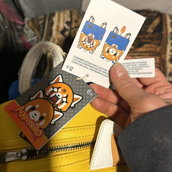 New with tags Sanrio aggretsuko loungefly backpack - Picture 4 of 4